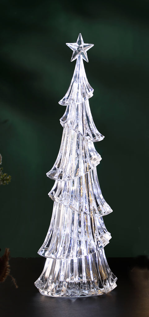 Silver Glitter Prism Christmas Tree