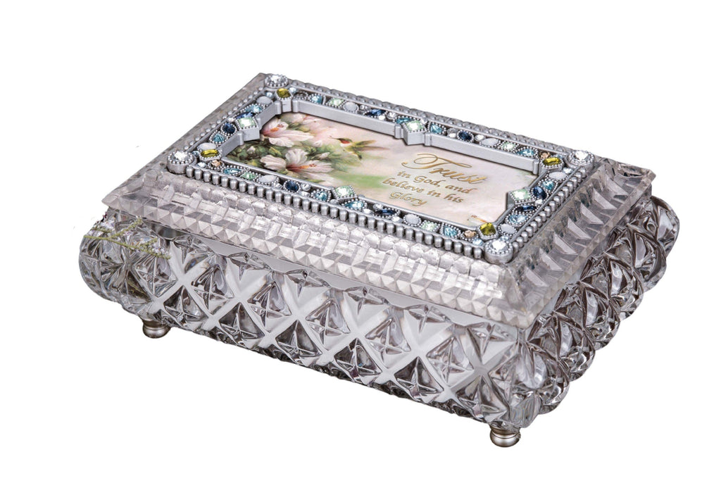 Diamond Cut Silver Jewelry Box  - Icycraft