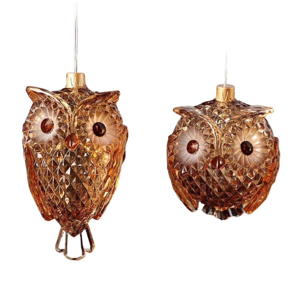 LED String Amber Owls - Icy Craft