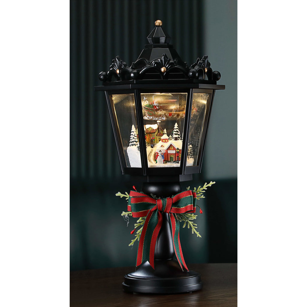 Revolving Reindeer Street Lamp - Icy Craft