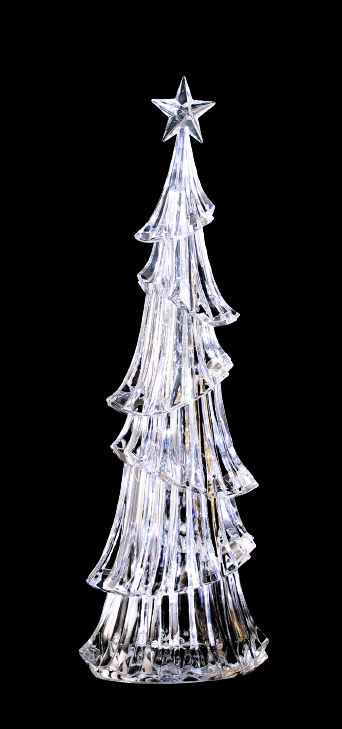 Silver Glitter Prism Christmas Tree