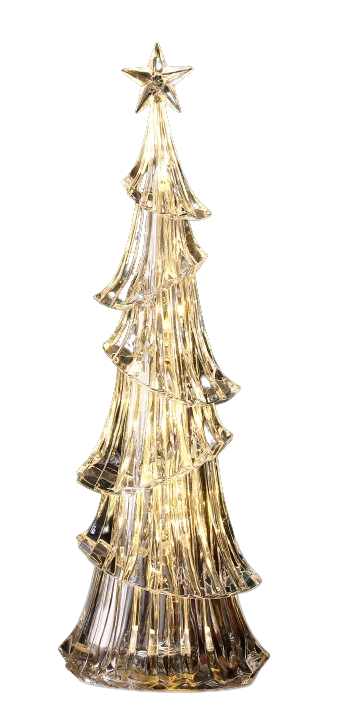 Gold Glitter Prism Christmas Tree