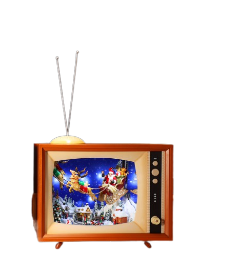 Santa on Sleigh TV