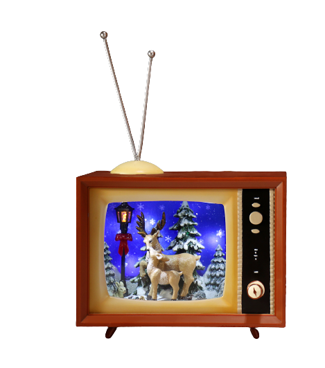 Deer with Street Lamp TV