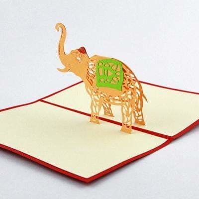 Elephant Pop-Up Card - Icy Craft