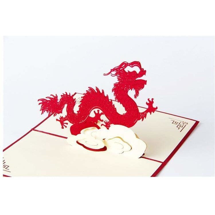 Chinese Dragon Pop-Up Card - Icy Craft