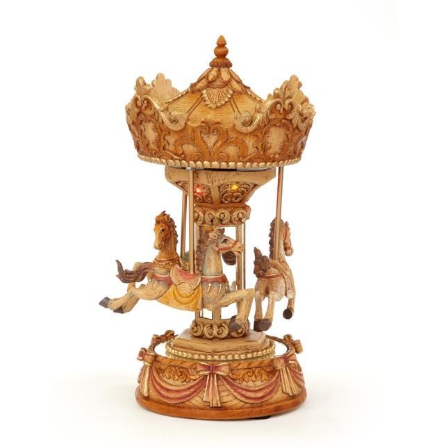 Faux Wooden Carousel