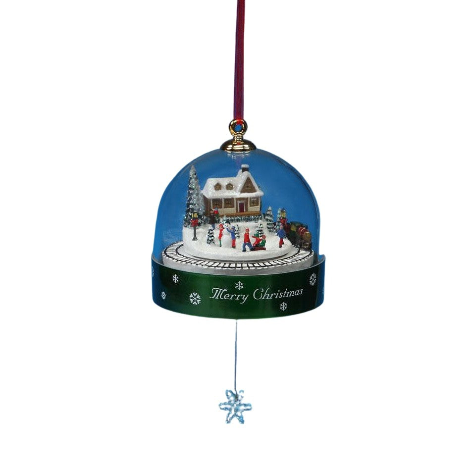 Pull-String Christmas Domes