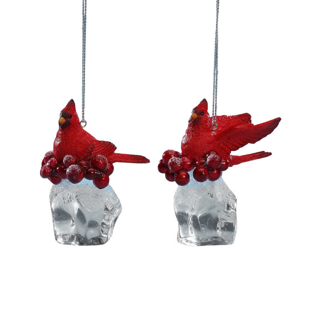 Cardinal Ice Cube Orn.