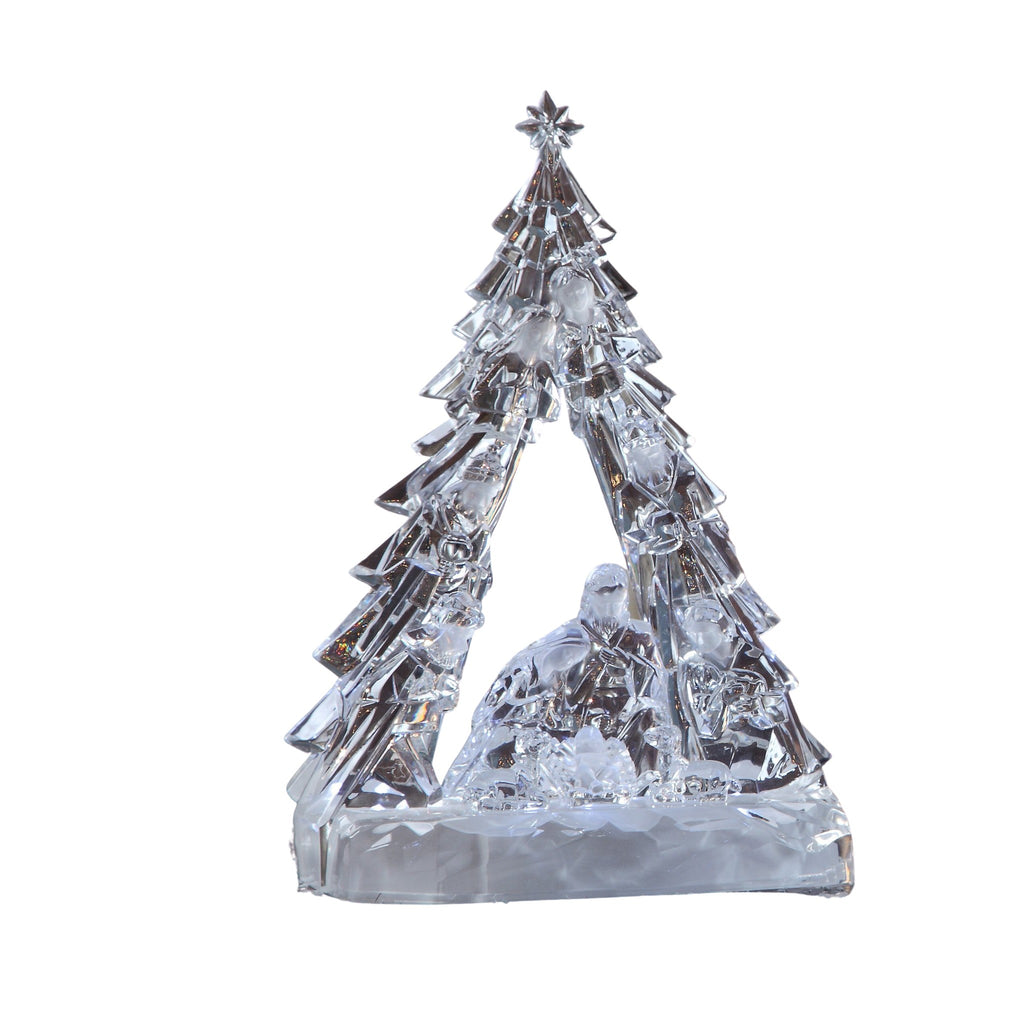 Acrylic Nativity Tree - Icy Craft
